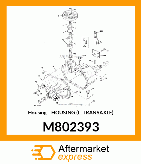 Housing L Transaxle M802393