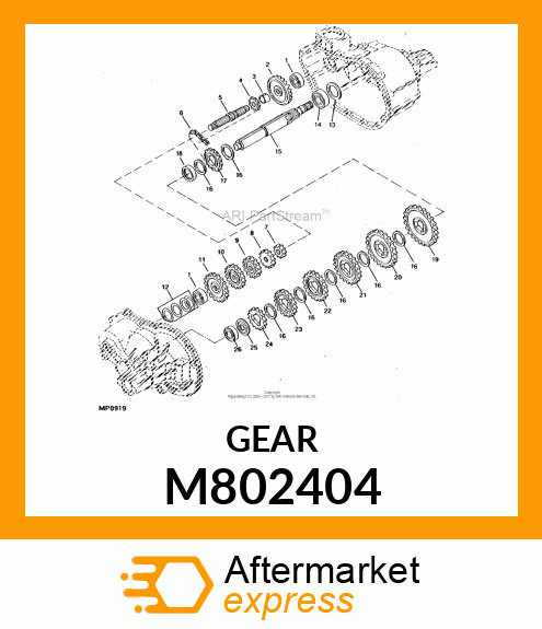 Gear - GEAR 35, RING M802404