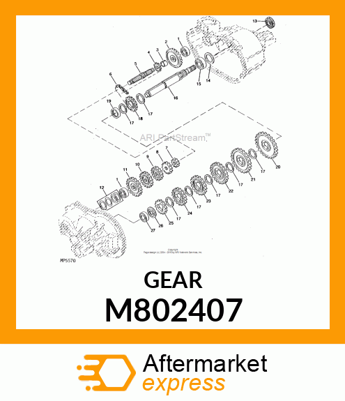 Gear M802407