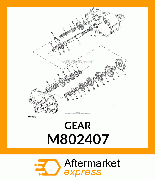 Gear M802407