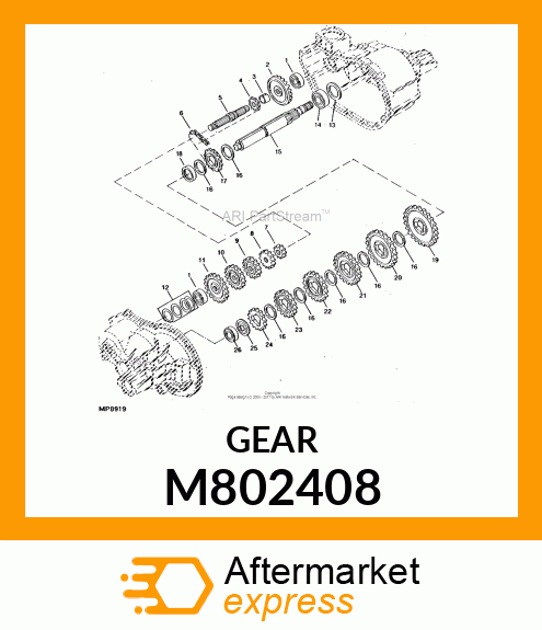 Gear M802408