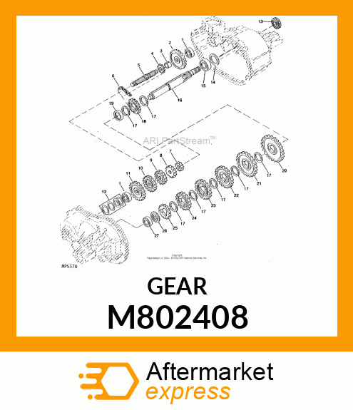 Gear M802408