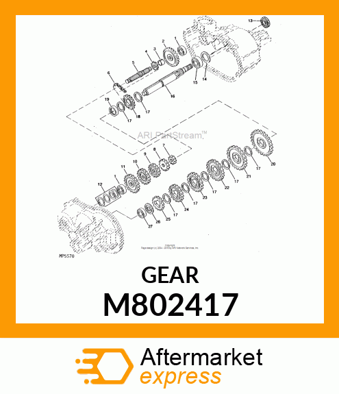 Gear M802417