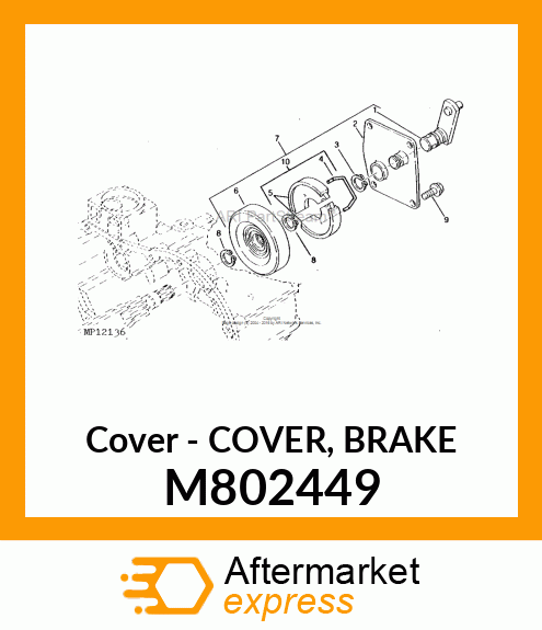 Cover Brake M802449