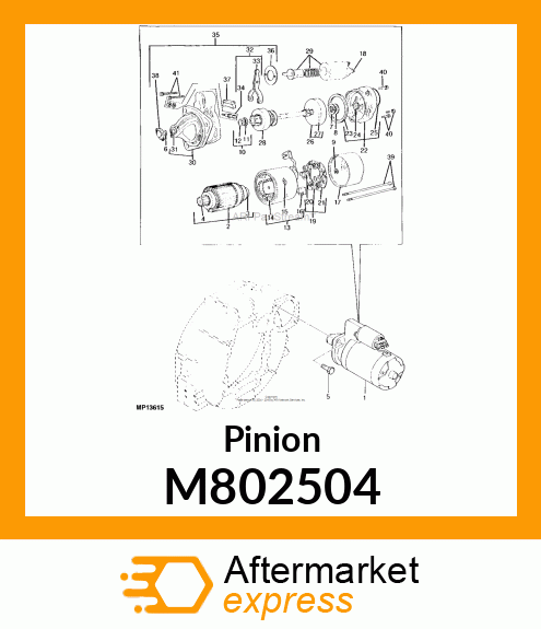 Pinion M802504