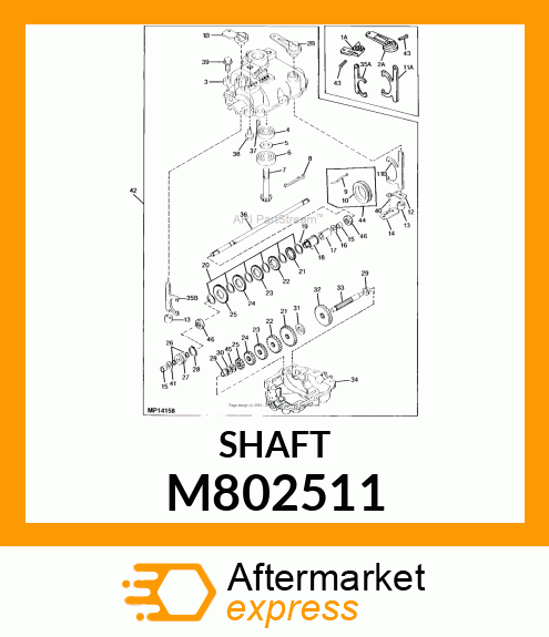 SHAFT,INPUT M802511