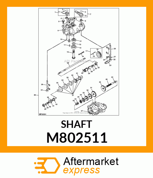 SHAFT,INPUT M802511