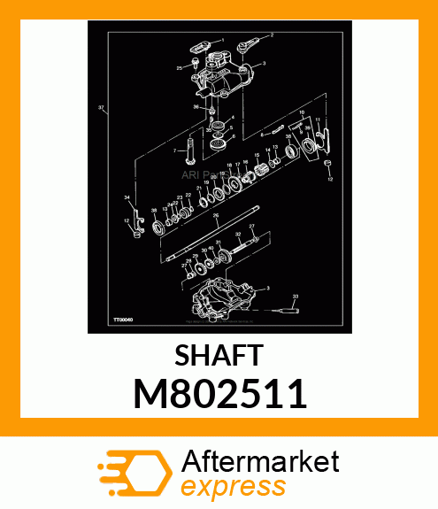 SHAFT,INPUT M802511