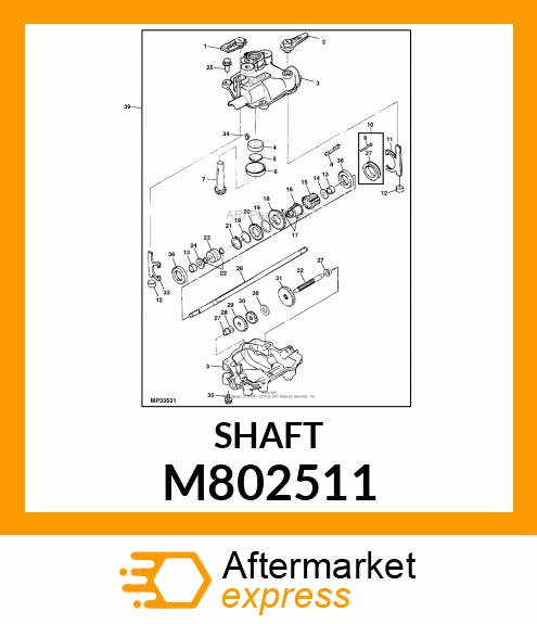 SHAFT,INPUT M802511