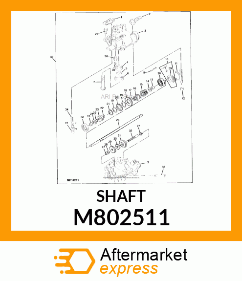 SHAFT,INPUT M802511