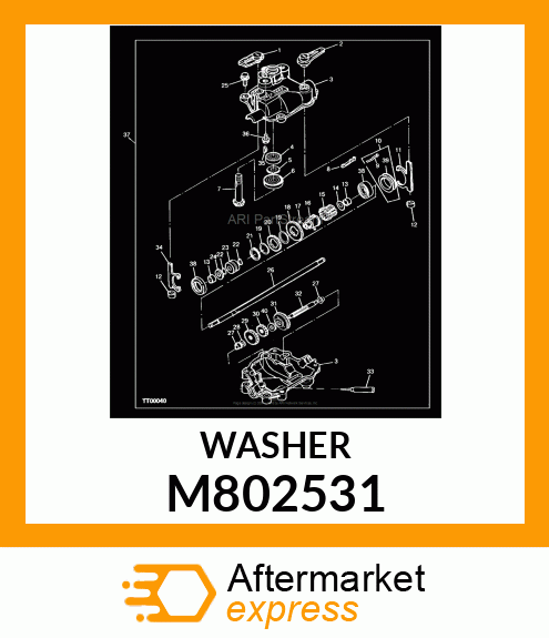 Washer - WASHER 13*26*1 M802531