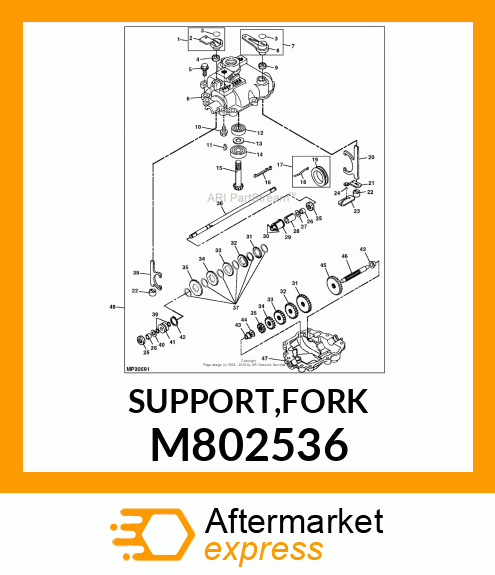 SUPPORT,FORK M802536