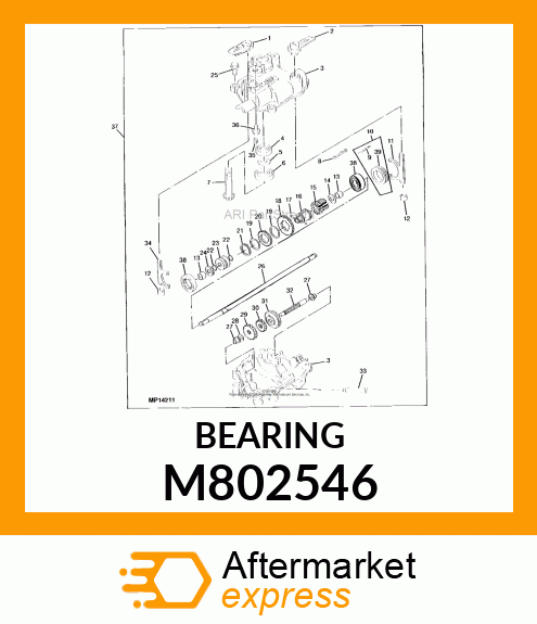 BEARING 6000U M802546