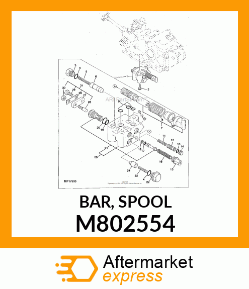 BAR, SPOOL M802554