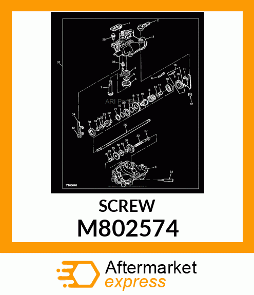 SCREW, TAPPING 6 X 16 M802574