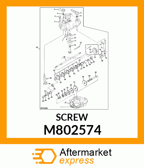 SCREW, TAPPING 6 X 16 M802574