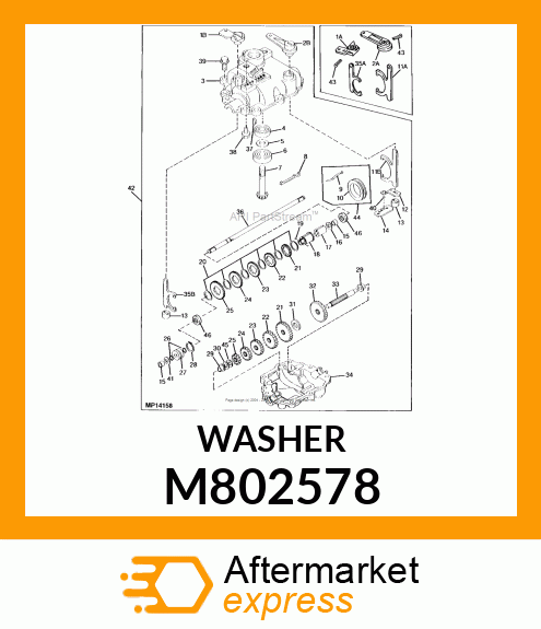 WASHER 8.5 X 16 X 1.0 M802578