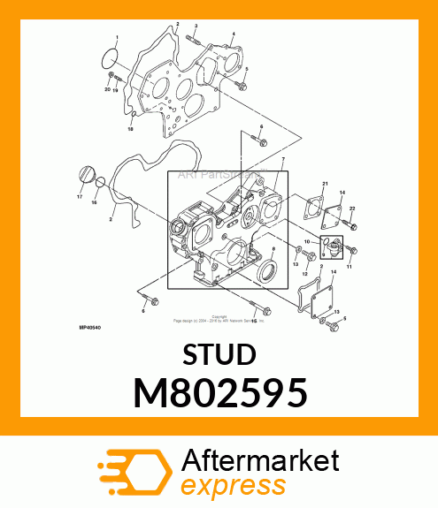 STUD, 8 X 30 M802595