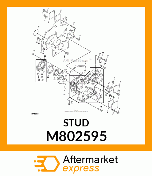 STUD, 8 X 30 M802595