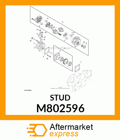 STUD, 8 X 40 M802596