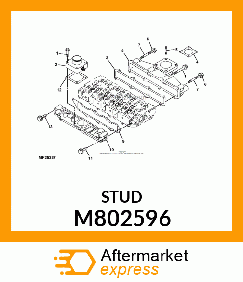 STUD, 8 X 40 M802596