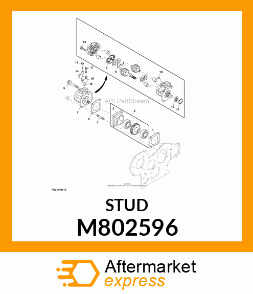 STUD, 8 X 40 M802596