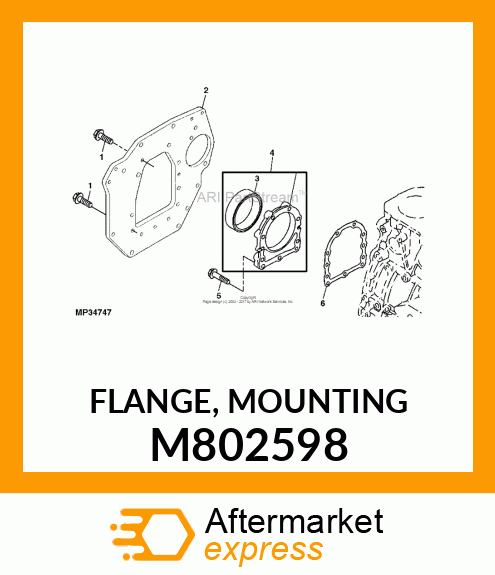 FLANGE, MOUNTING M802598