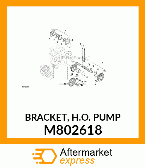 BRACKET, H.O. PUMP M802618