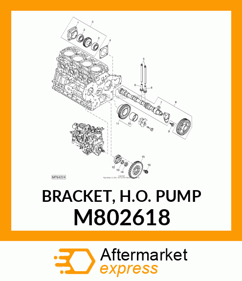 BRACKET, H.O. PUMP M802618