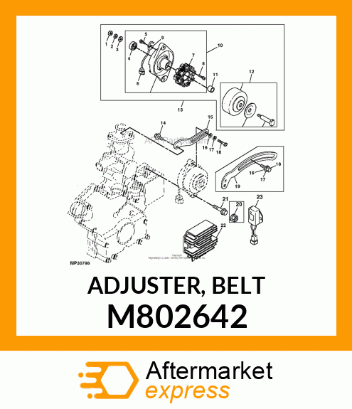 ADJUSTER, BELT M802642