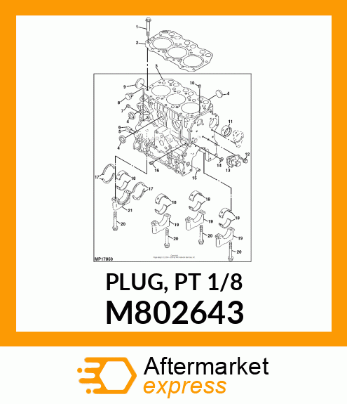 PLUG, PT 1/8 M802643