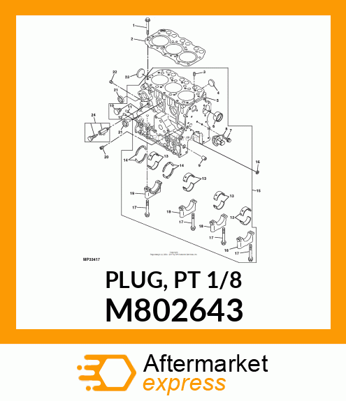 PLUG, PT 1/8 M802643