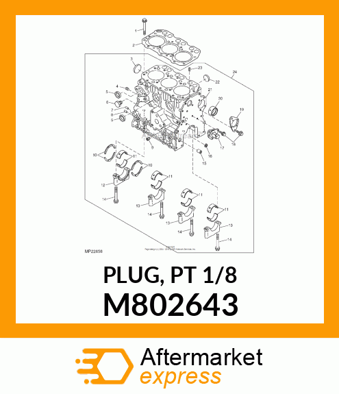 PLUG, PT 1/8 M802643