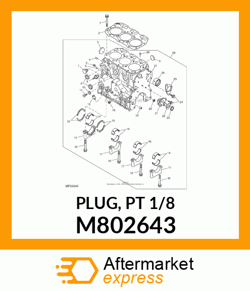 PLUG, PT 1/8 M802643