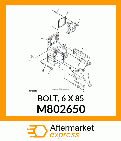 BOLT, 6 X 85 M802650