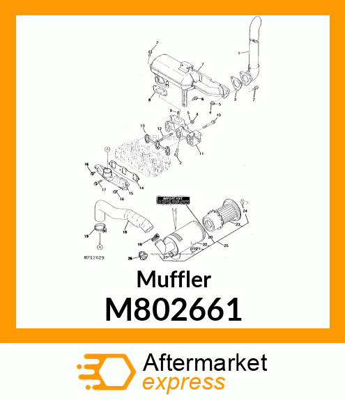Muffler M802661