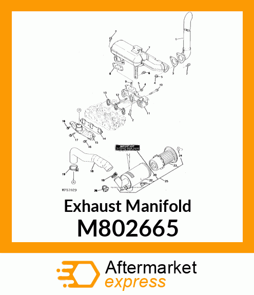 Exhaust Manifold M802665