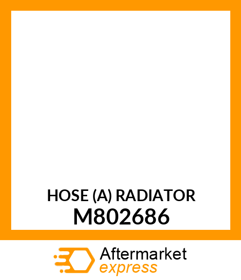 HOSE (A) RADIATOR M802686