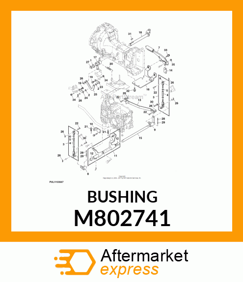 BUSHING 20 X 20 M802741