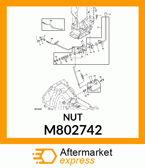 LOCK NUT 10 M802742