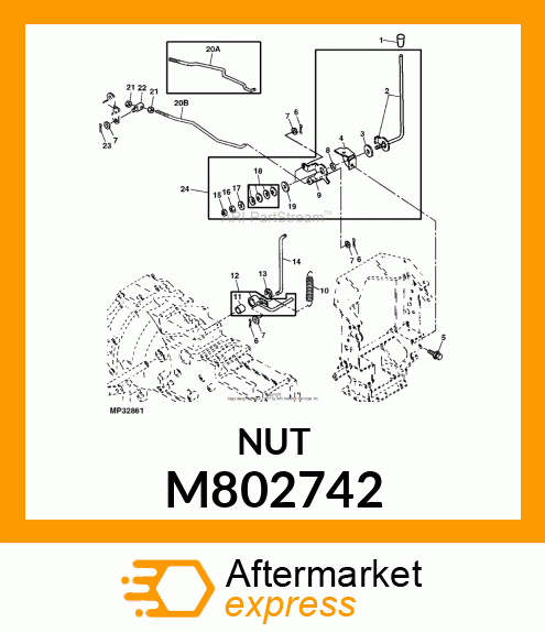 LOCK NUT 10 M802742