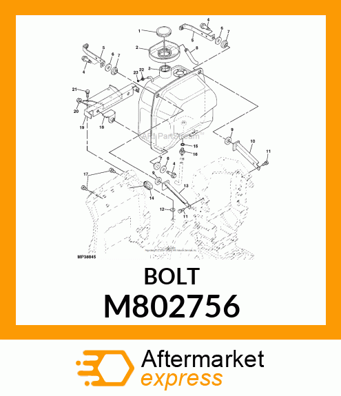 BOLT,M8X26 M802756