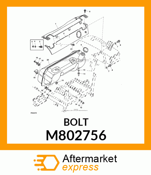 BOLT,M8X26 M802756