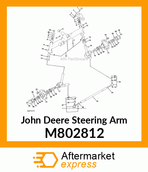 STEERING ARM, R.H. M802812