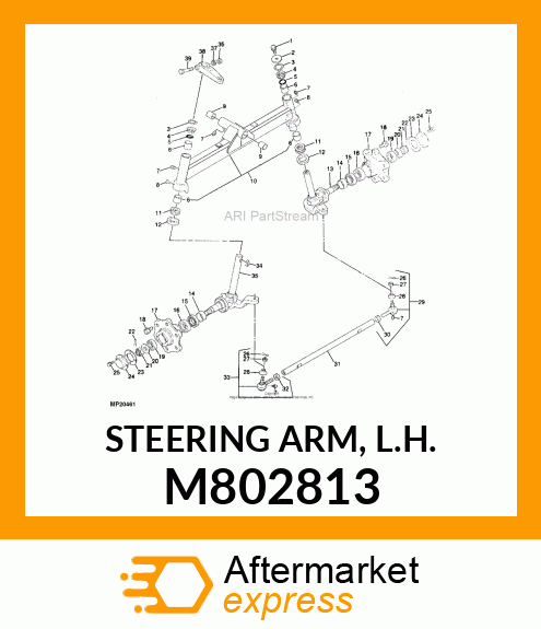 STEERING ARM, L.H. M802813