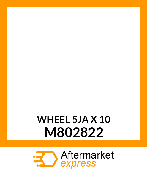 WHEEL 5JA X 10 M802822