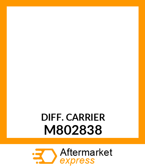 DIFF. CARRIER M802838