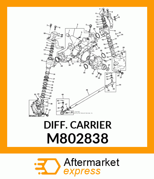 DIFF. CARRIER M802838