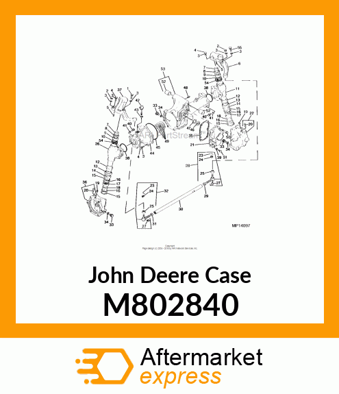 CASE, CASE, SIDE GEAR M802840