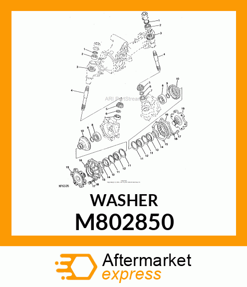 WASHER M802850